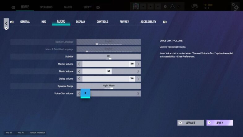 text and voice chat setting ubisoft account