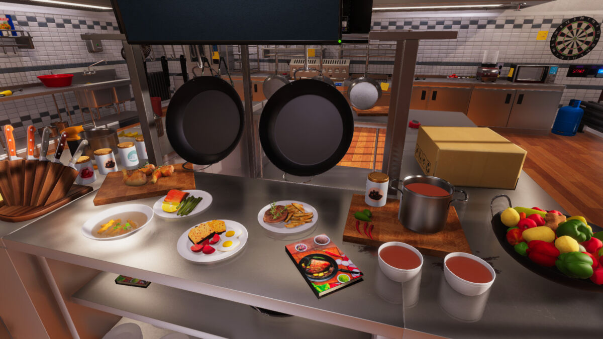 Jogo de SIMULAÇÃO Chefe de Cozinha - Cooking Simulator - JOGOS XBOX SERIES  S GAME PASS 