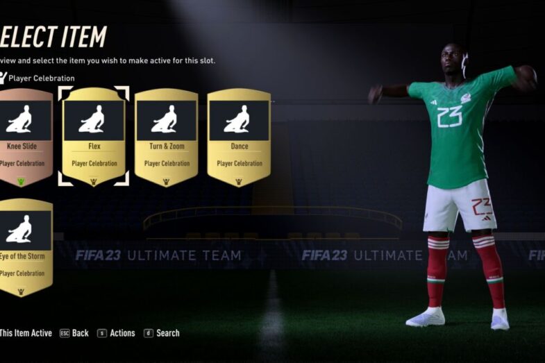 FIFA 22 Stadium Player Celebrations