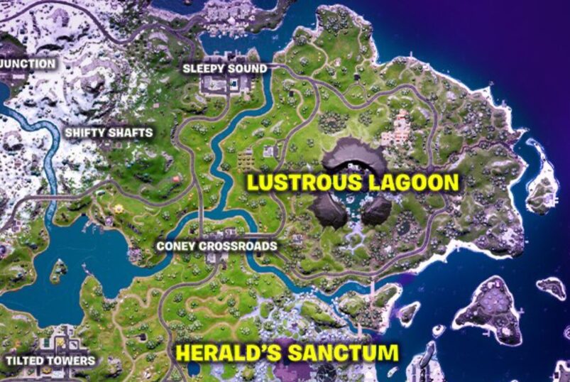 Fortnite new map, landmarks and named locations explained