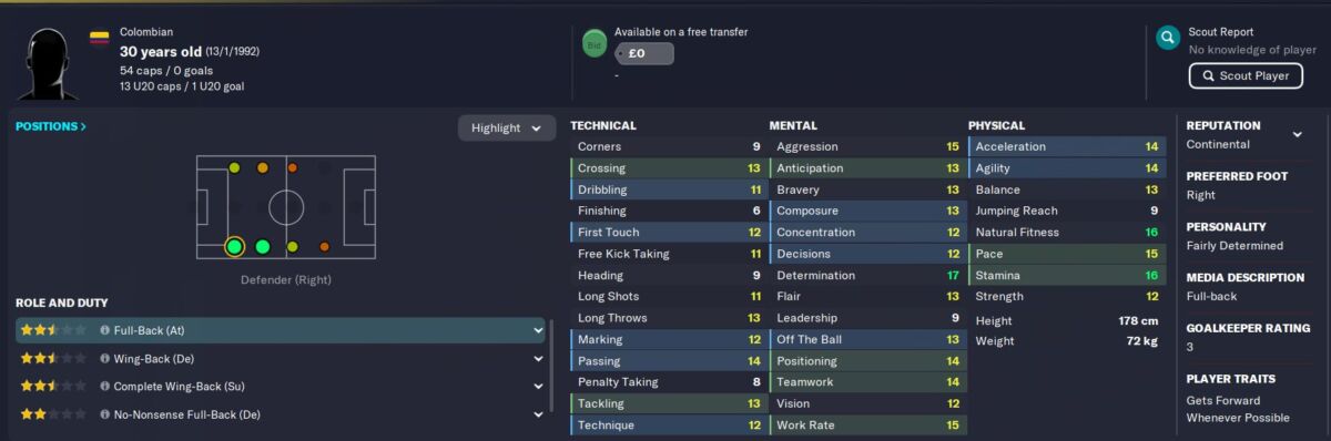 Santiago Arias FM 23