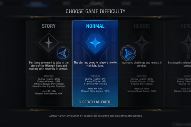 Midnight Suns difficulty