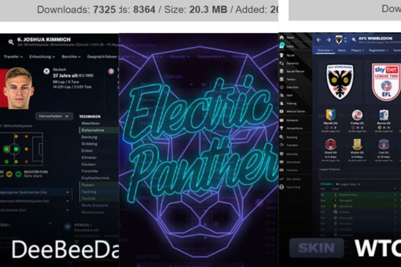 Football Manager 2023 skins