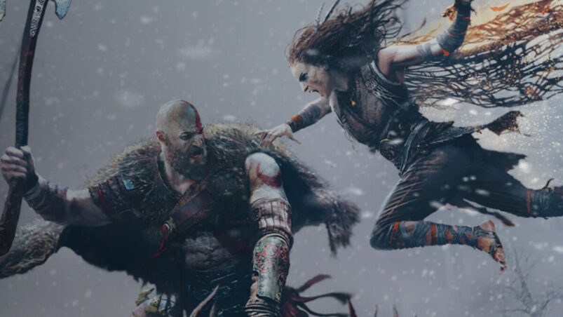 God of War Ragnarök Wallpaper 4K, PlayStation 5, Kratos, Freya