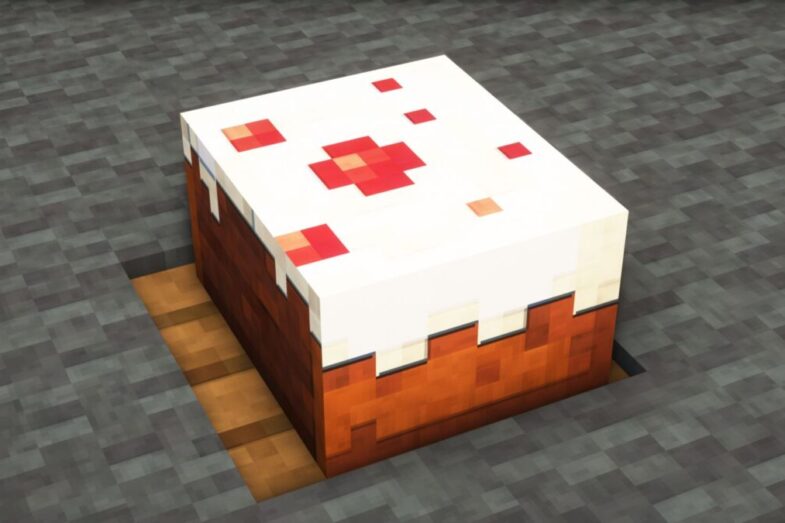 Minecraft cake