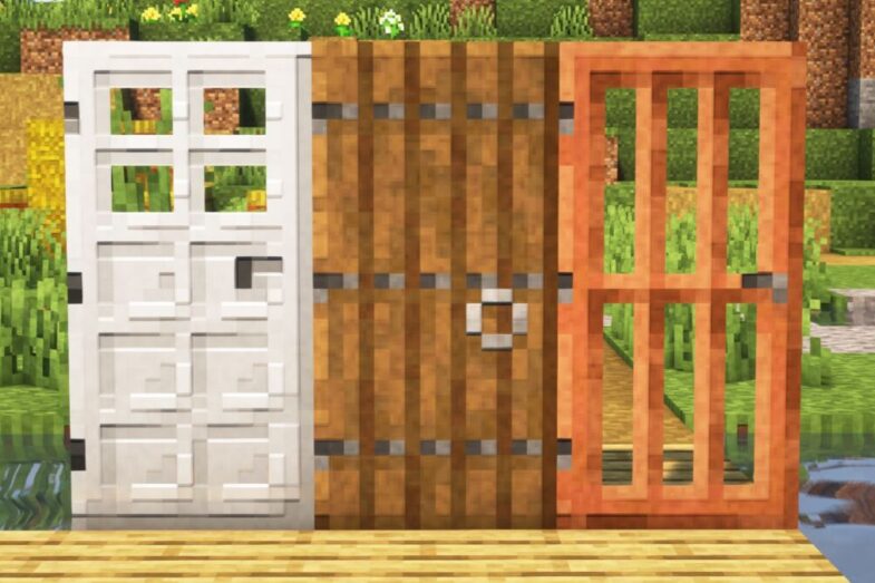 How to Make a Door in Minecraft
