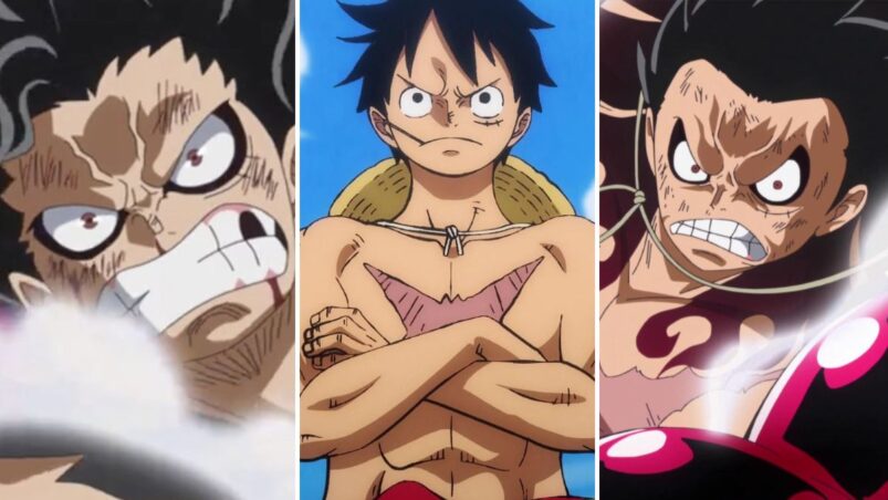 Luffy Transforms to Gear 5th God Mode 