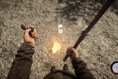 Sons Of The Forest fire