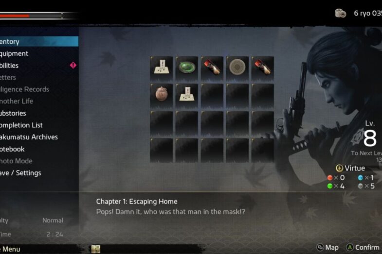 Ishin inventory space