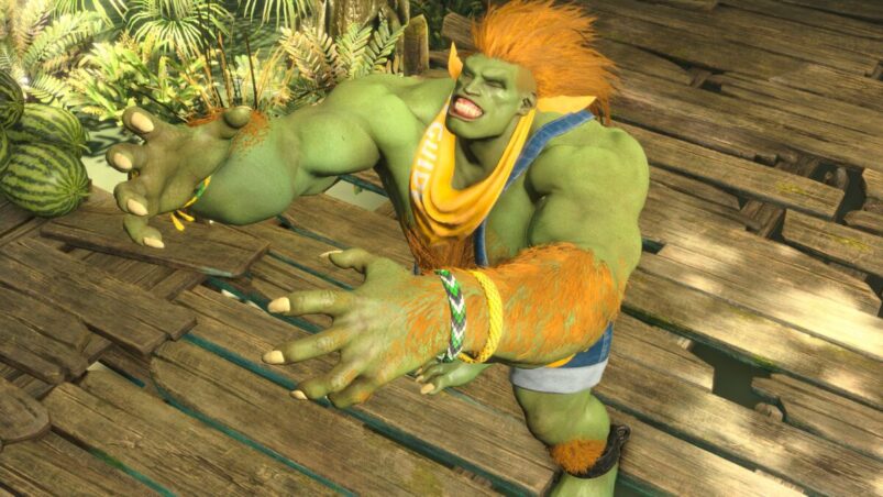 Street Fighter 6 muda por que a pele de Blanka é verde