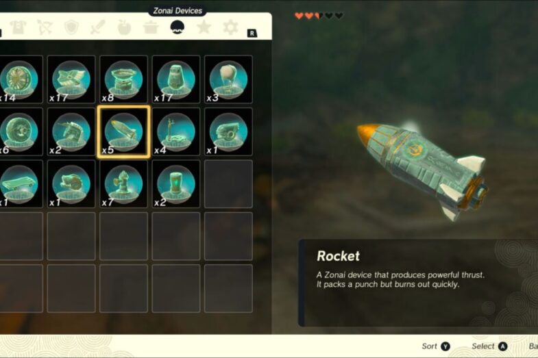 TOTK rockets