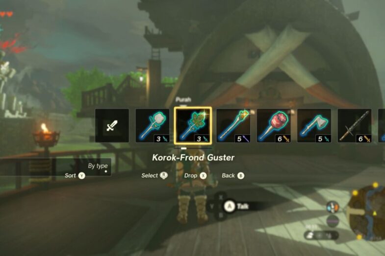 TOTK repair weapons