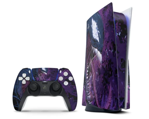 Purple Venom PS5 Skin