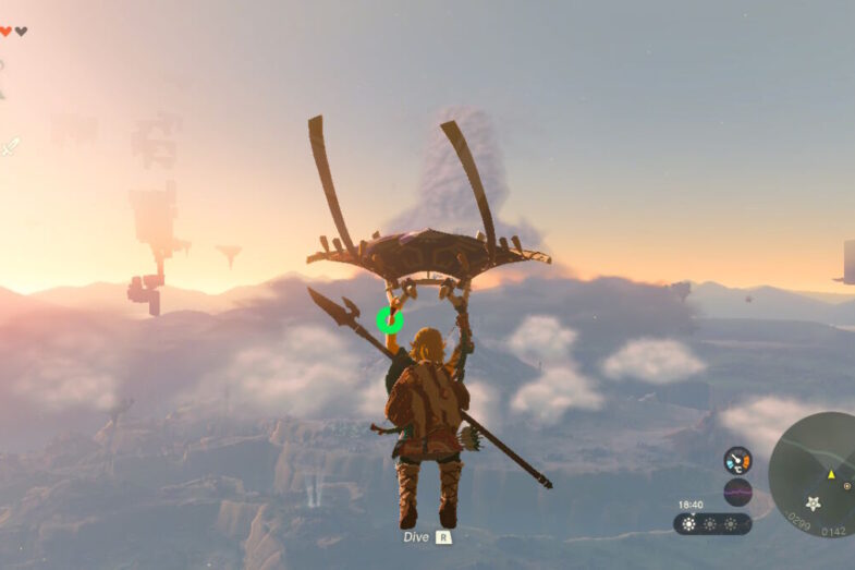 TOTK paraglider