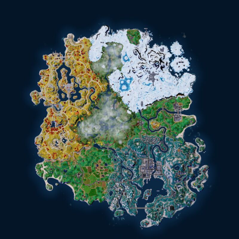 Fortnite Ch4s3 map