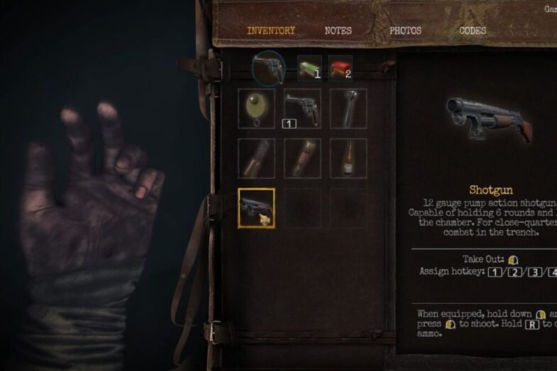 Amnesia The Bunker Shotgun