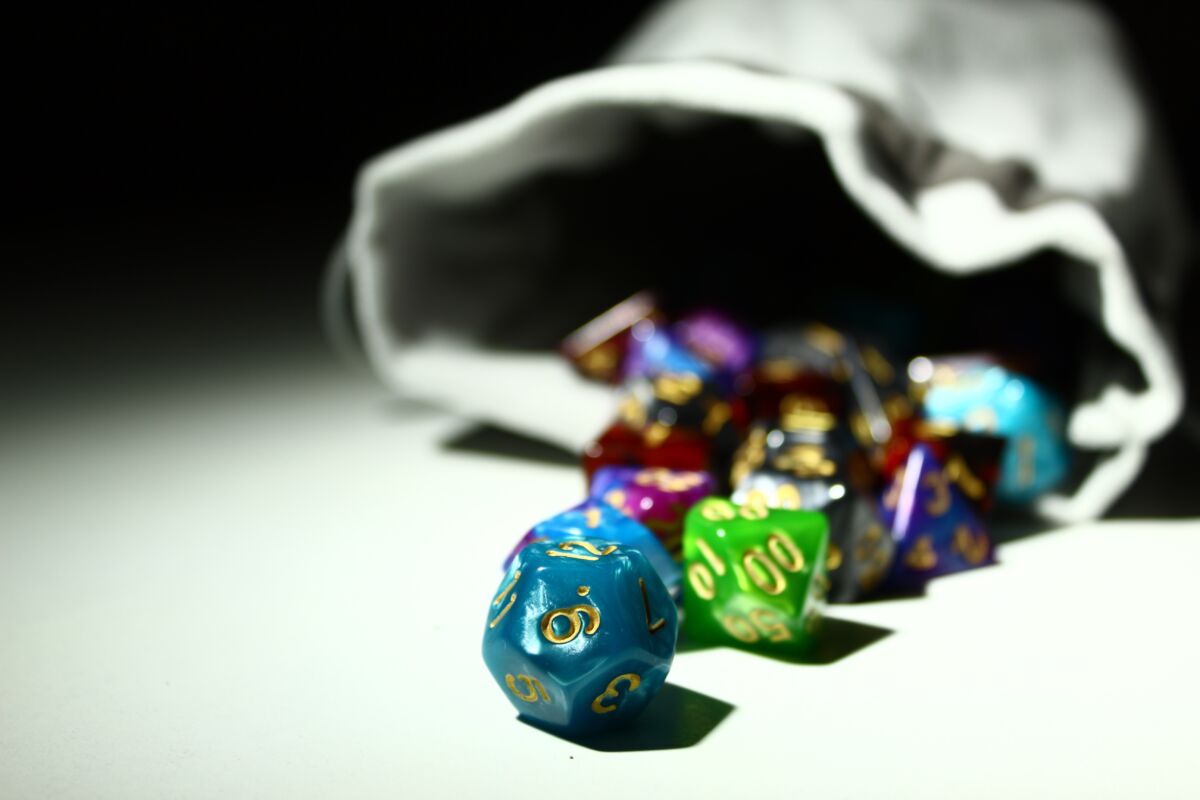 Tabletop dice