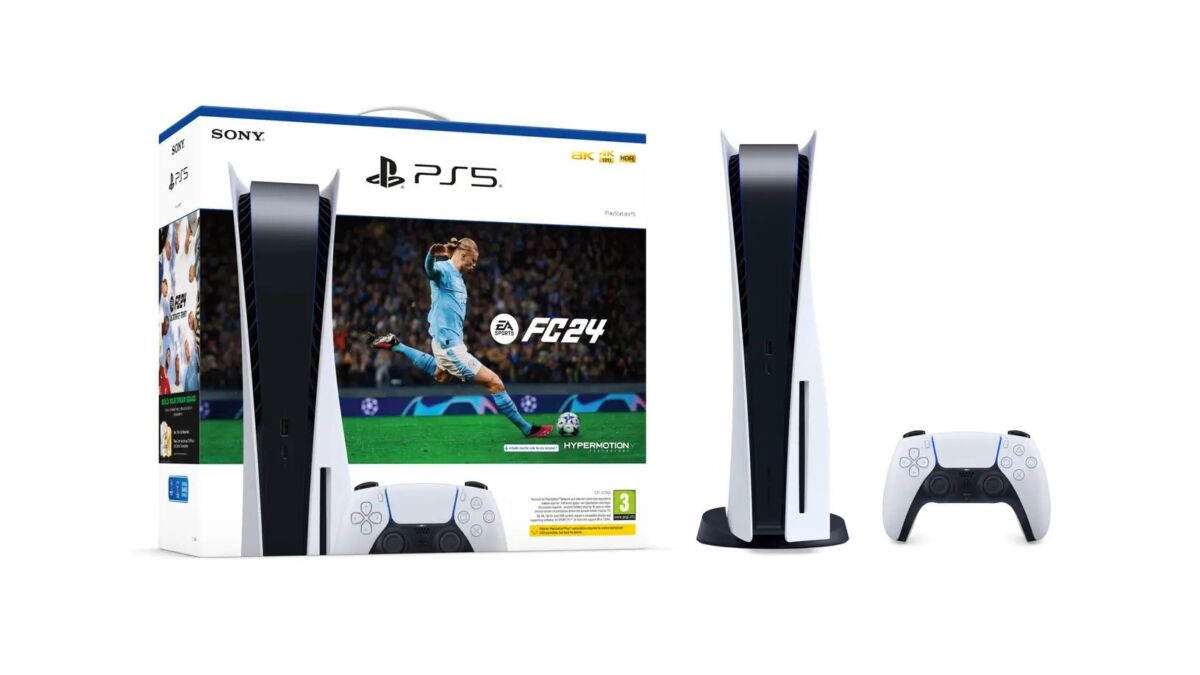 Win this PlayStation 5 Slim with EA Sports FC 24 - Only 999 Entries