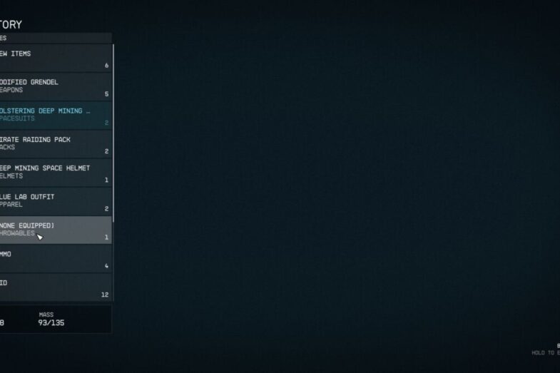 Starfield grenades