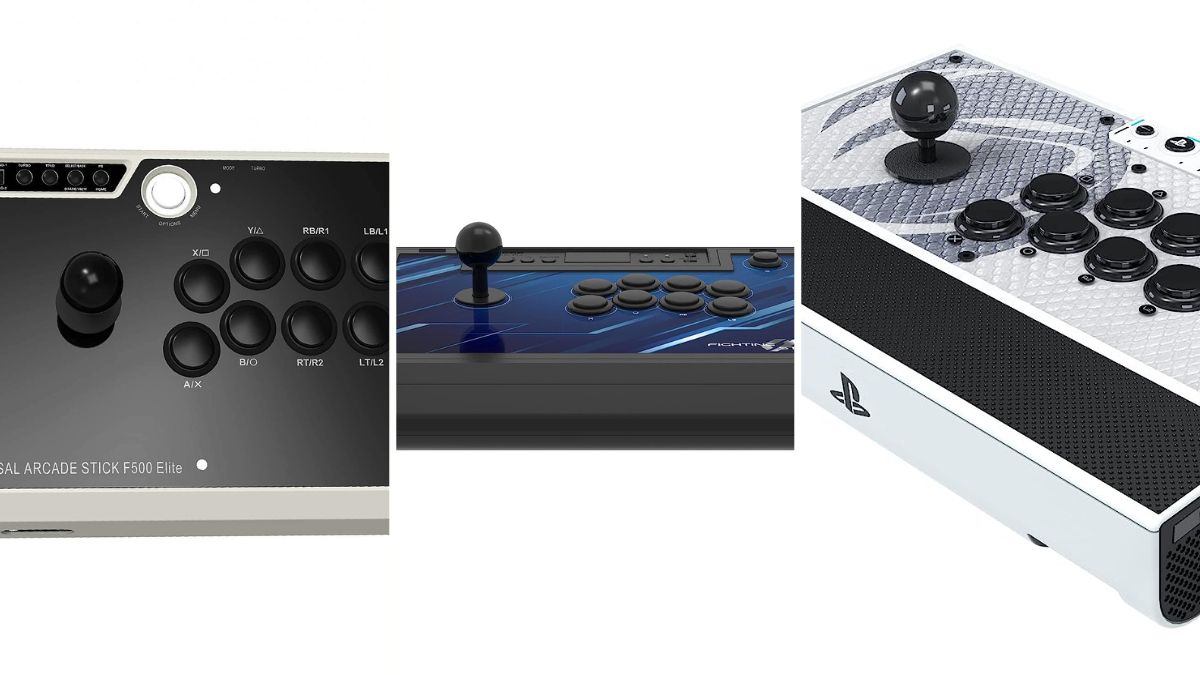 HORI PlayStation 5 Fighting Stick Alpha Tournament Fightstick for PS5, PS4,  PC