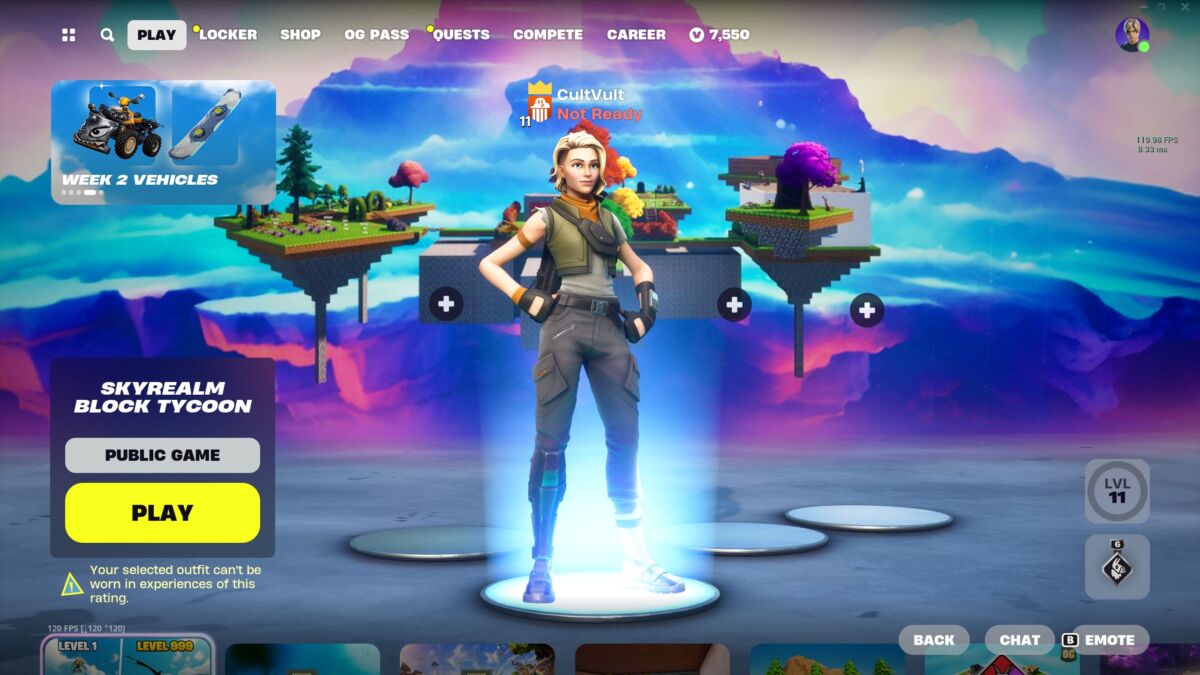 New Fortnite age restriction prevents you from using skins in certain game  modes (updated)