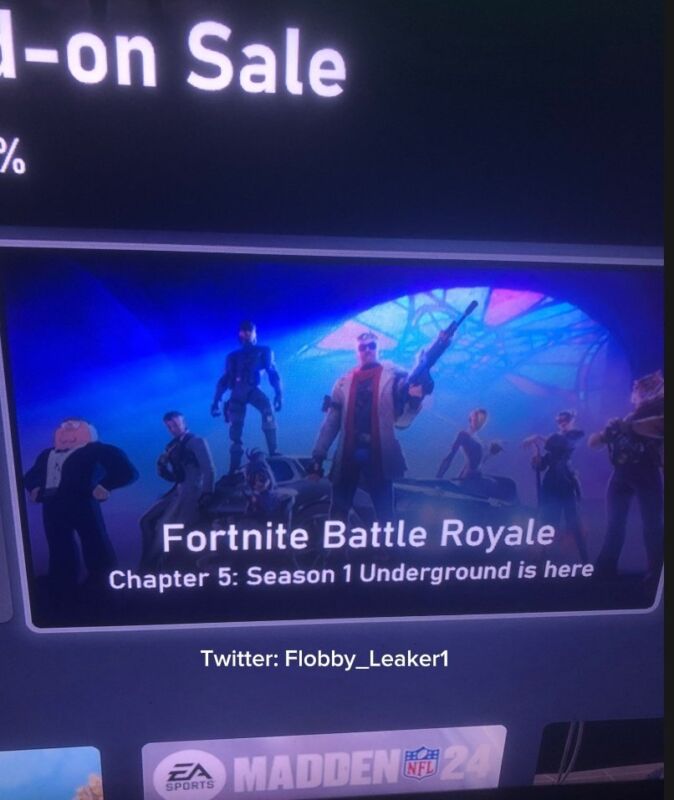 Xbox Leak Shows Solid Snake & Peter Griffin Headline Fortnite Chapter