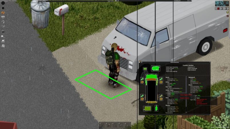 Zomboid engine