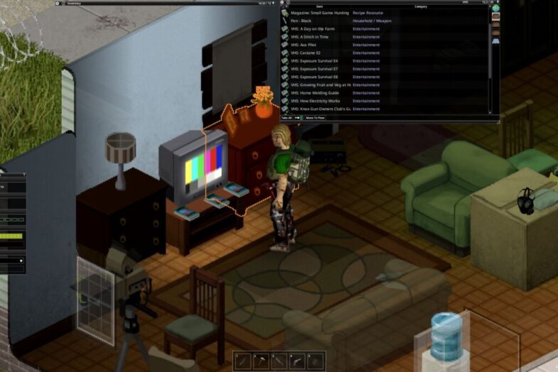 Zomboid VHS XP